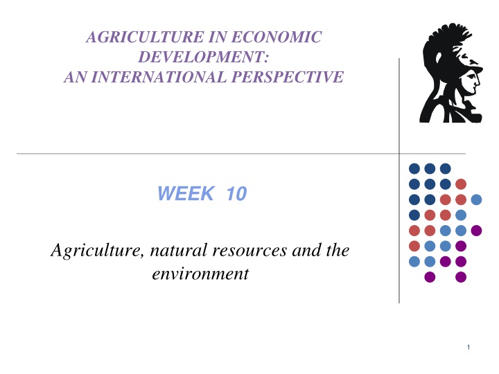 Agriculture, Resources, and Environment Connection