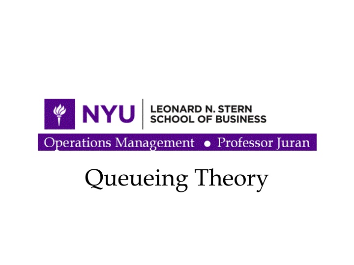queueing theory n.w