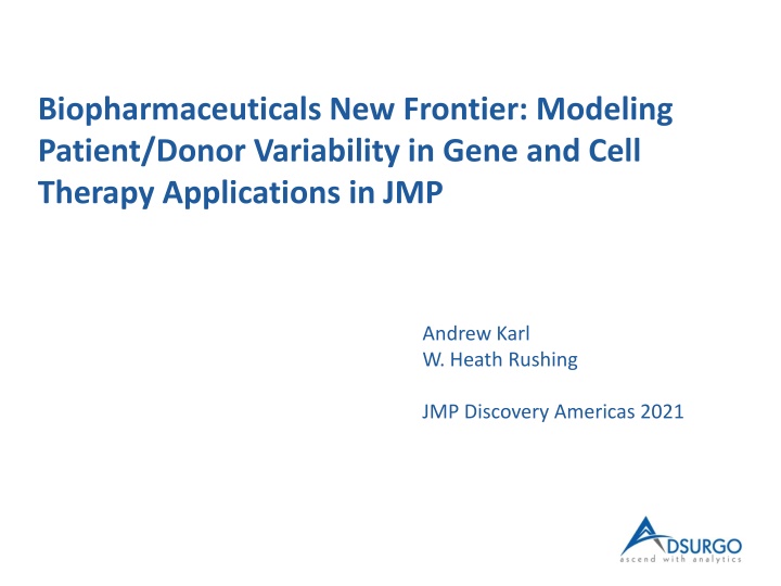 biopharmaceuticals new frontier modeling patient n.w