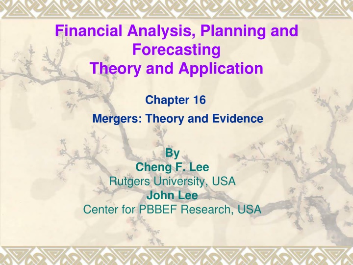 financial analysis planning and forecasting n.w