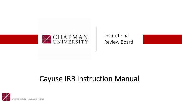 institutional review board n.w