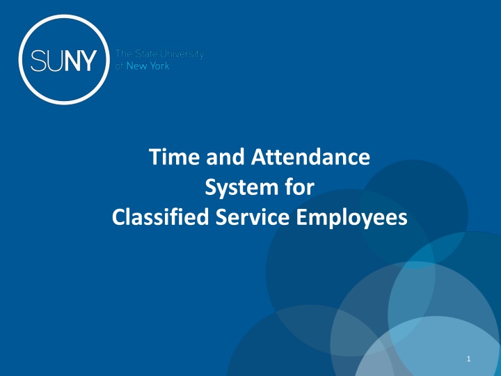 time and attendance system for classified service n.w