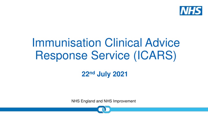 immunisation clinical advice response service n.w
