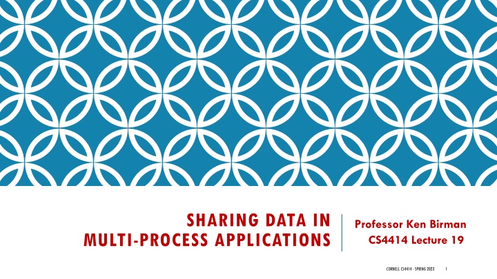 Sharing Data in Multi-Process Applications