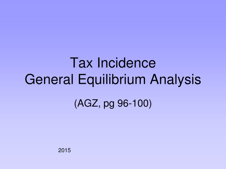 tax incidence n.w