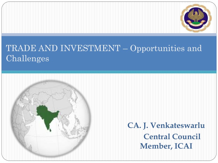 trade and investment opportunities and challenges n.w