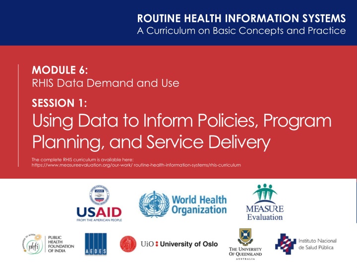 routine health information systems a curriculum n.w
