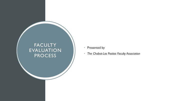 faculty evaluation process n.w