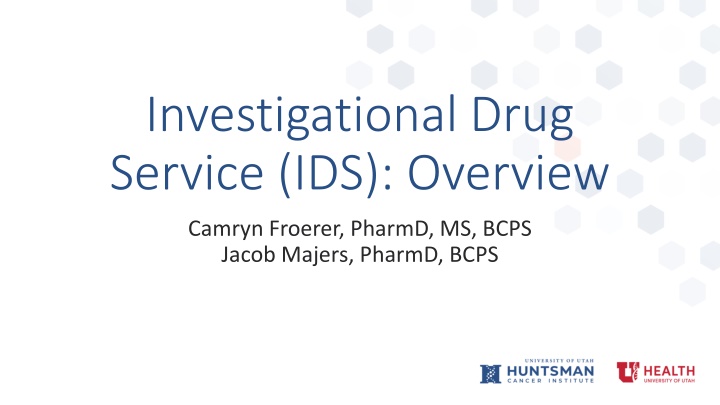 investigational drug service ids overview n.w
