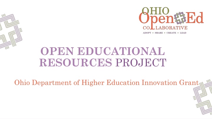 open educational resources project n.w