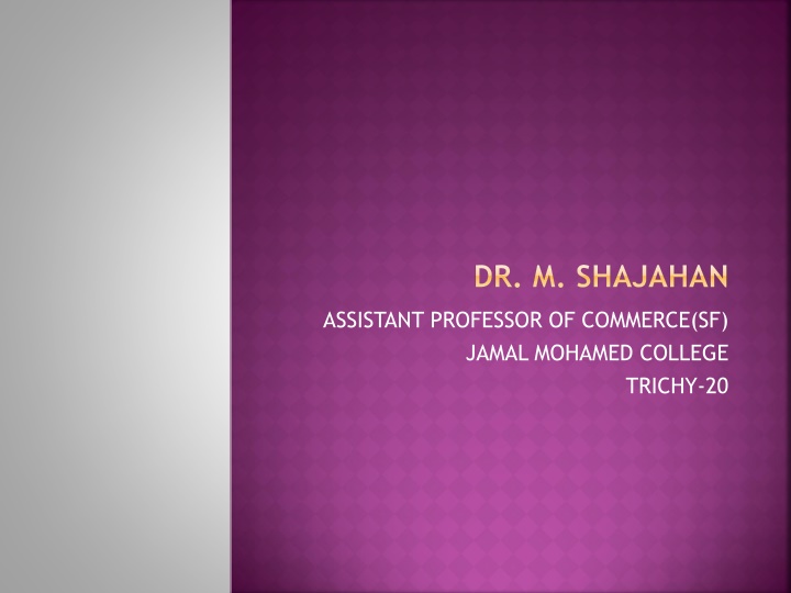 dr m shajahan n.w