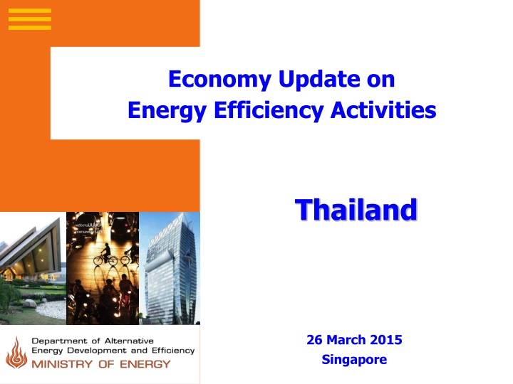 economy update on energy efficiency activities n.w