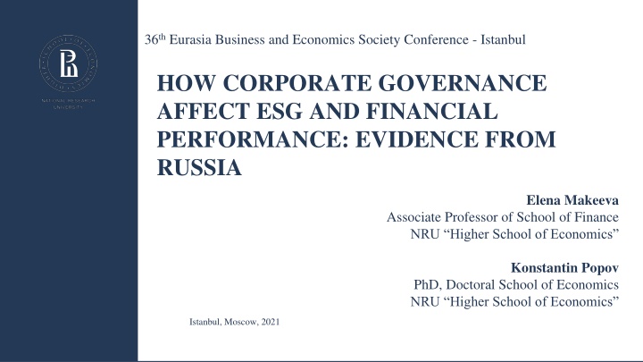 36 th eurasia business and economics society n.w