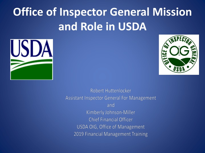 office of inspector general mission and role n.w