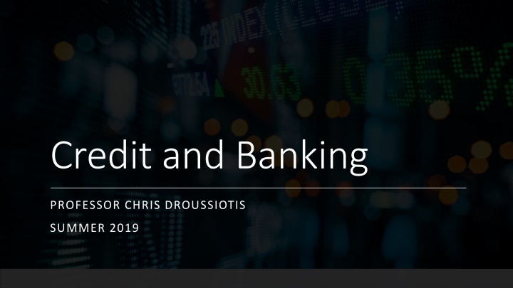 credit and banking n.w