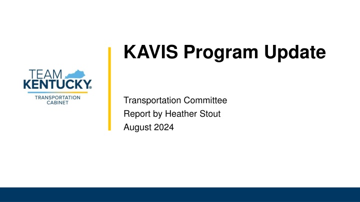 kavis program update n.w