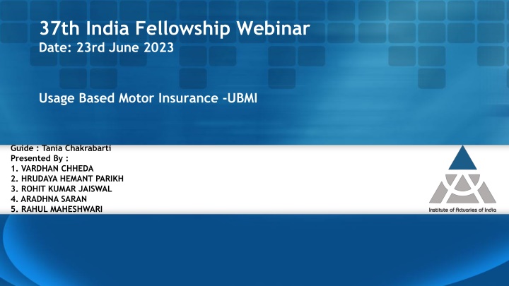 37th india fellowship webinar date 23rd june 2023 n.w