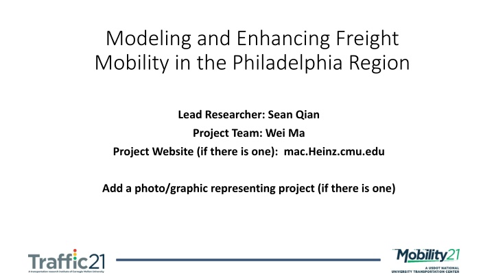modeling and enhancing freight mobility n.w
