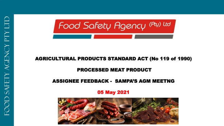 food safety agency pty ltd n.w