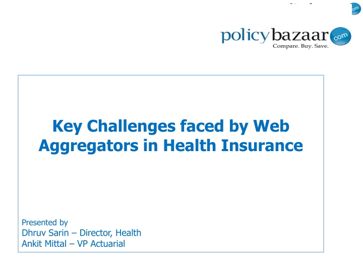 key challenges faced by web aggregators in health n.w