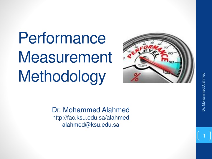 performance measurement methodology n.w