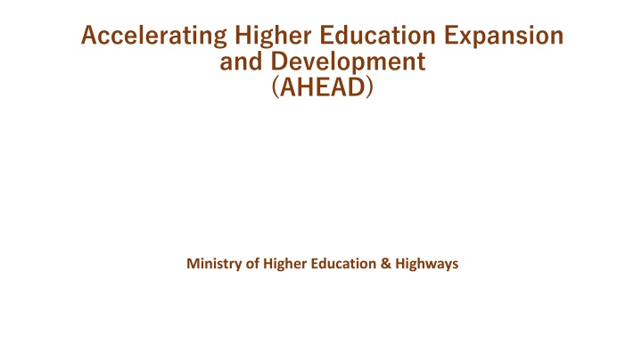 accelerating higher education expansion n.w