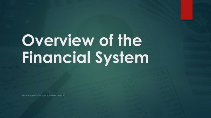 overview of the financial system n.w