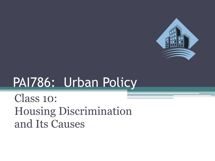 pai786 urban policy class 10 housing n.w