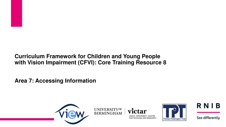 curriculum framework for children and young n.w
