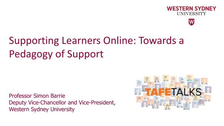 supporting learners online towards a pedagogy n.w
