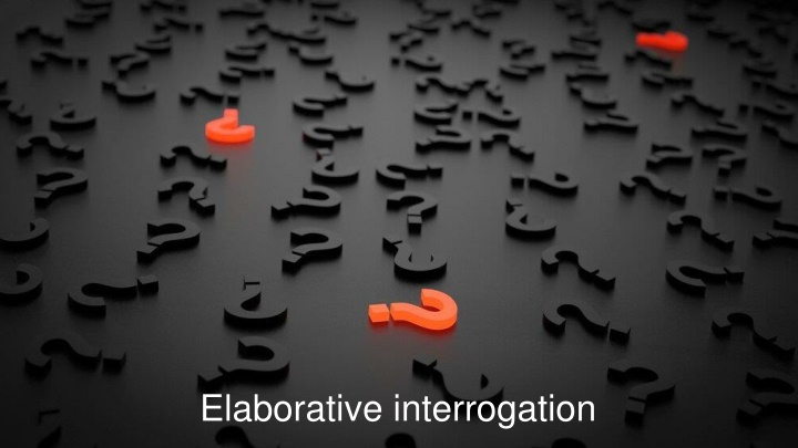 elaborative interrogation n.w