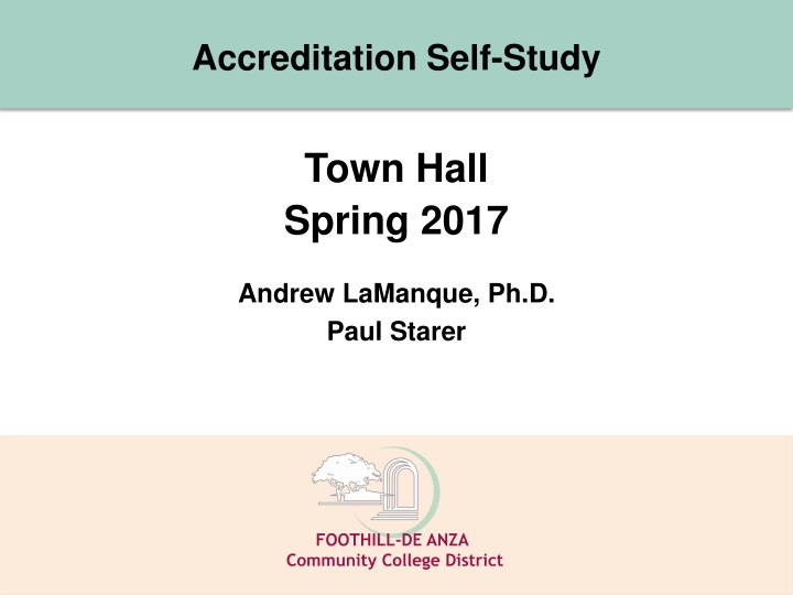 accreditation self study n.w