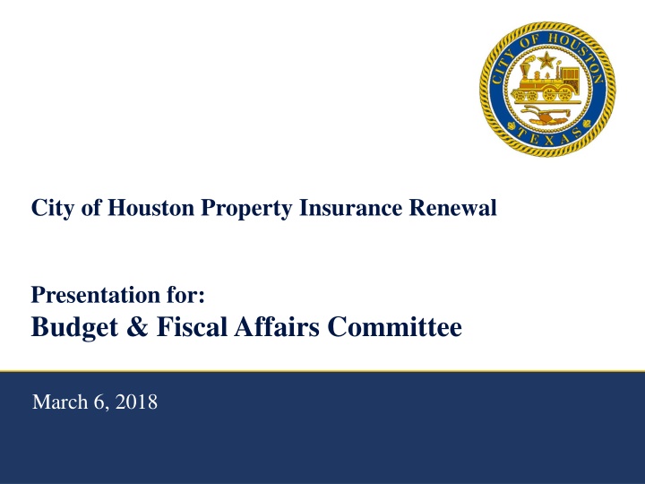city of houston property insurance renewal n.w