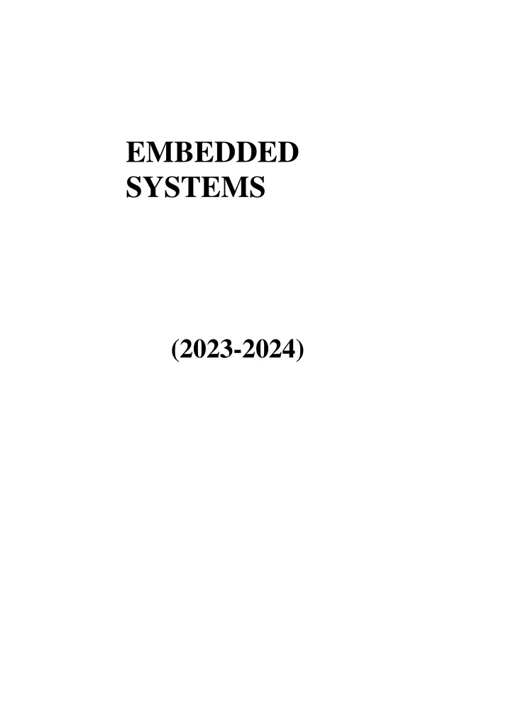 embedded systems n.w