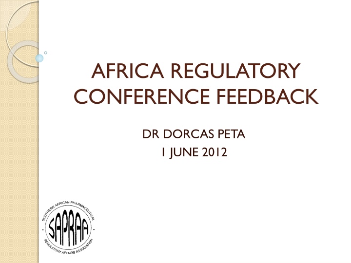 africa regulatory conference feedback n.w