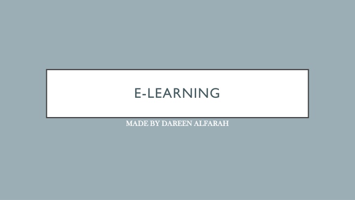 e learning n.w