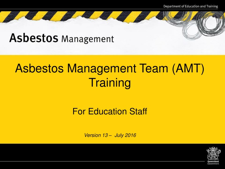 asbestos management team amt training n.w