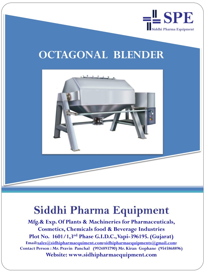 octagonal blender n.w