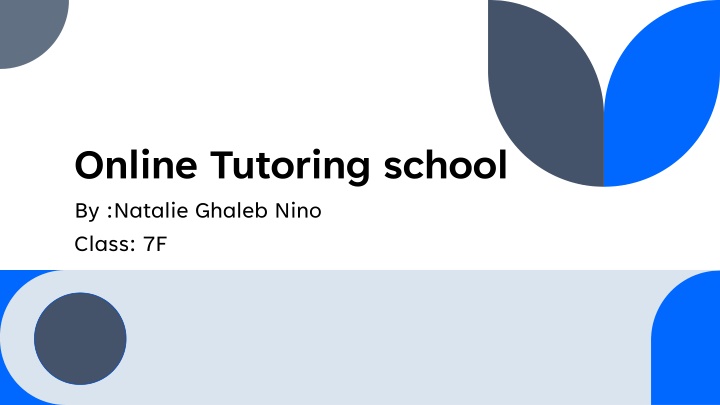 online tutoring school by natalie ghaleb nino n.w