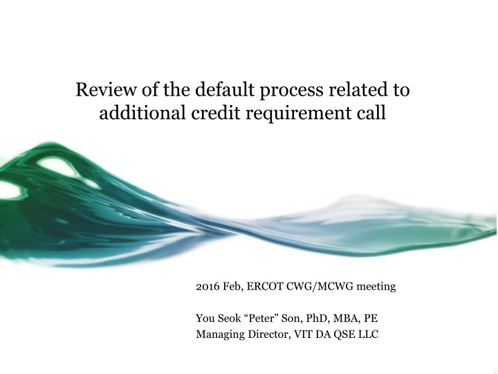 review of the default process related n.w