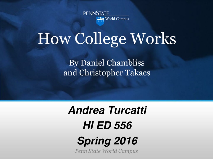 how college works n.w