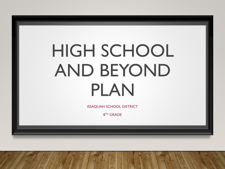 high school and beyond plan n.w