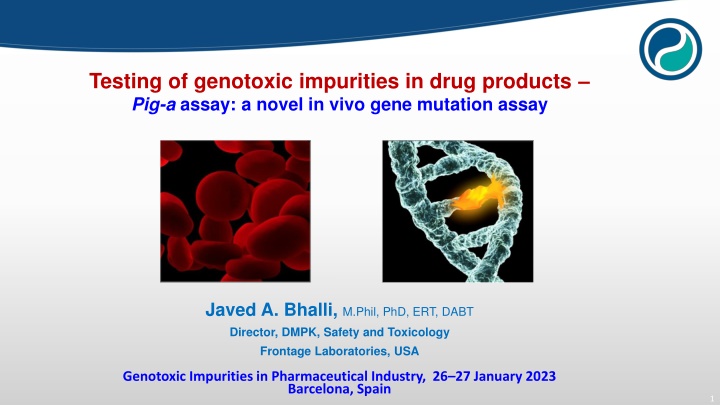 testing of genotoxic impurities in drug products n.w