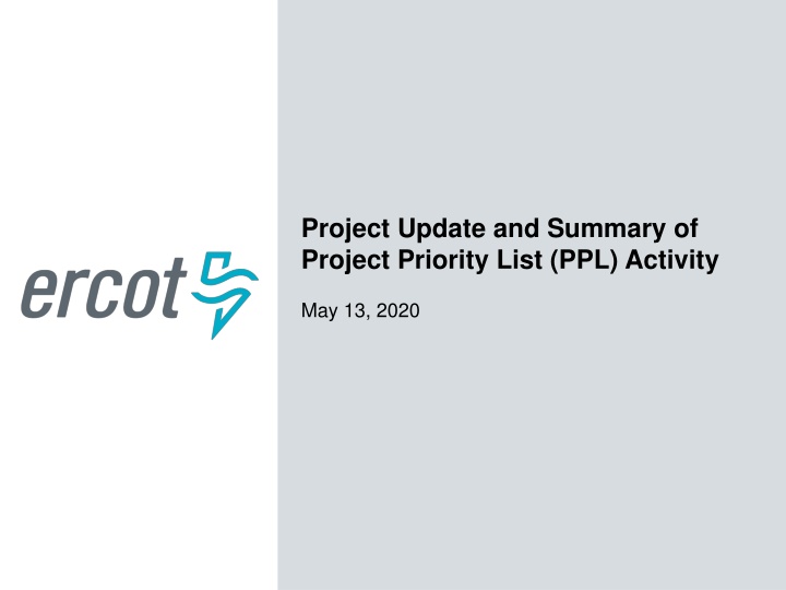 project update and summary of project priority n.w