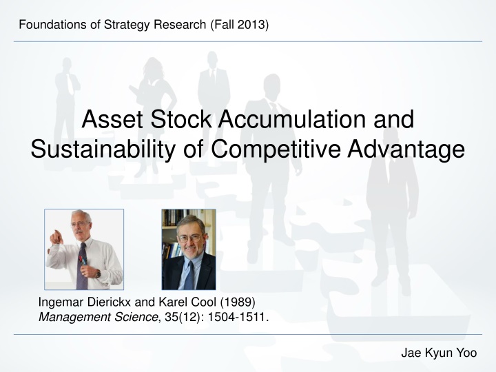 foundations of strategy research fall 2013 n.w