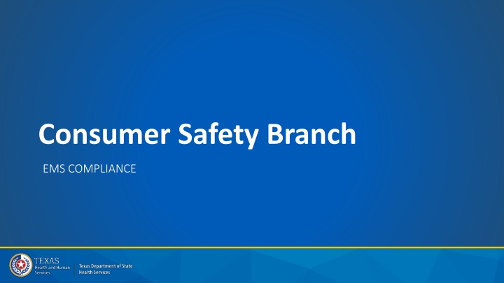 consumer safety branch n.w