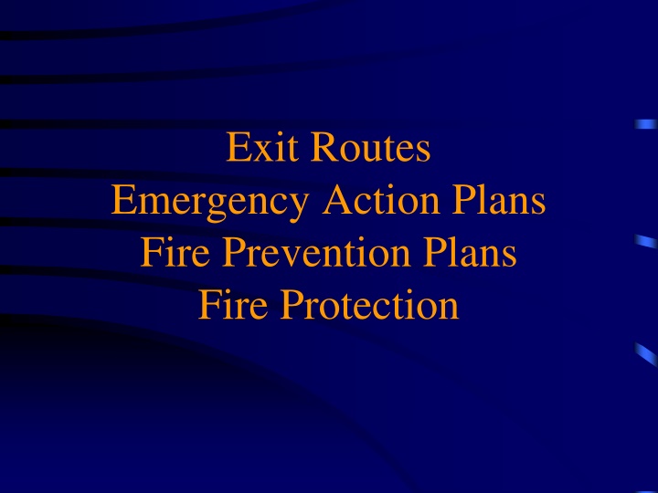 exit routes n.w