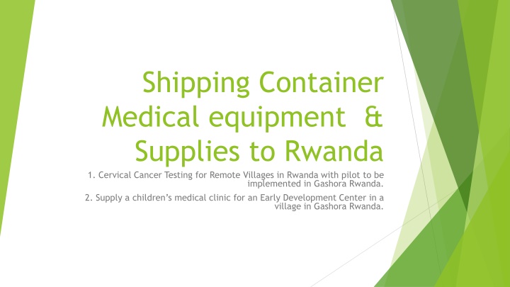 shipping container medical equipment supplies n.w