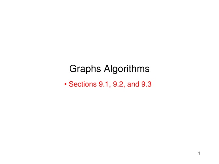 graphs algorithms n.w