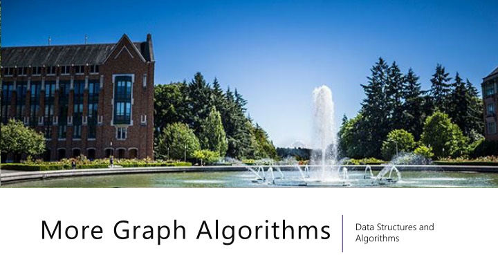 Graph Algorithms and Data Structures Overview